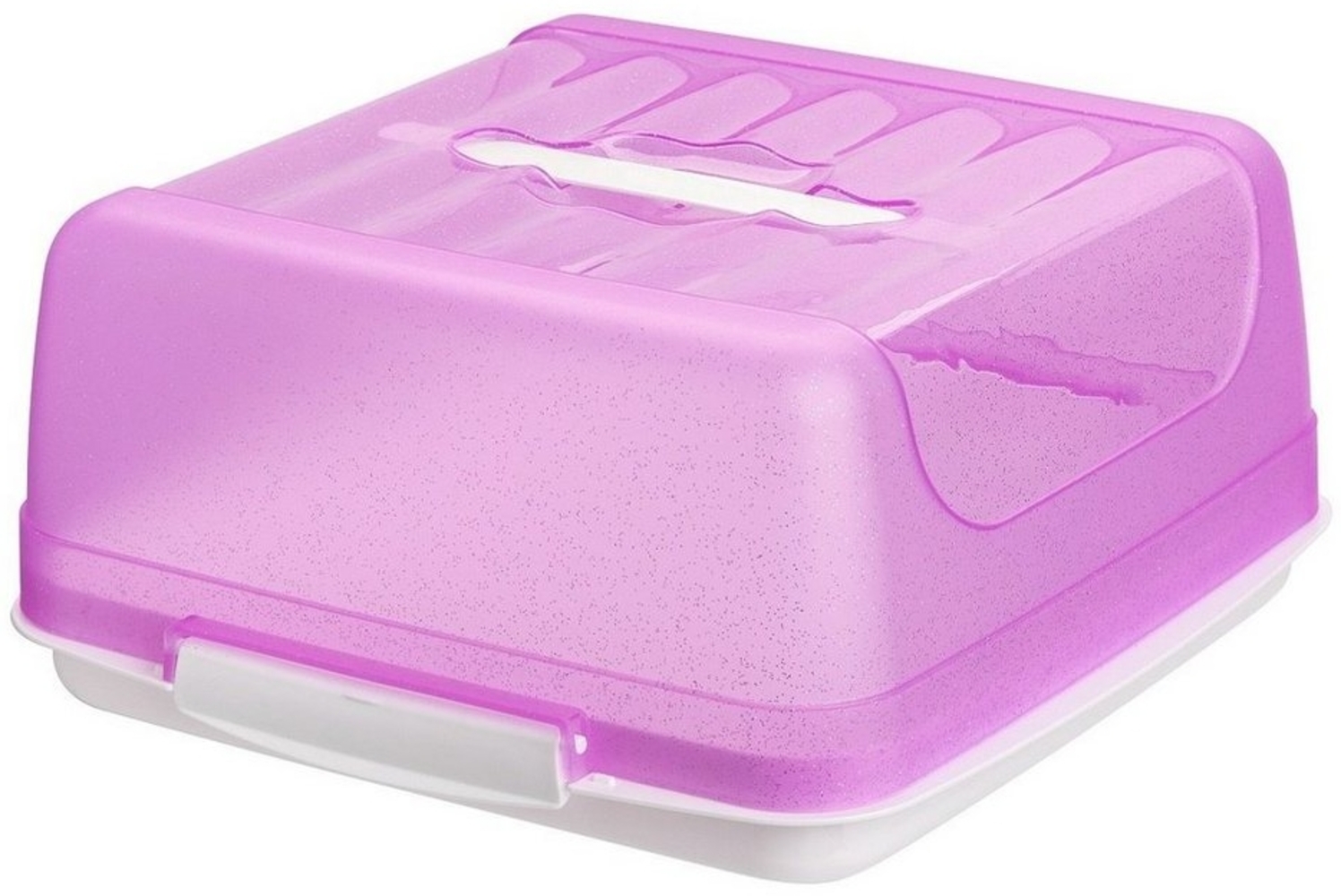 Engelland Kuchentransportbox Kuchenbox mit transparentem Deckel, Kunststoff, (Vorteils-Set, 1-tlg, sicheres Transportieren), mit Tragegriff und Klickverschluss, BPA-frei, rechteckig, Kunststoff Bild 1