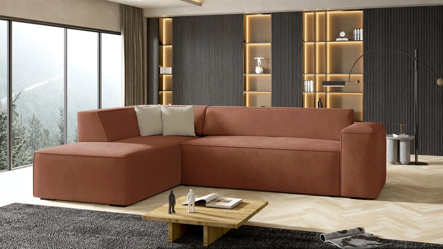 Ecksofa Lordin, Seite: Links, Farbe: Zetta 295 + Zetta 291 Bild 1