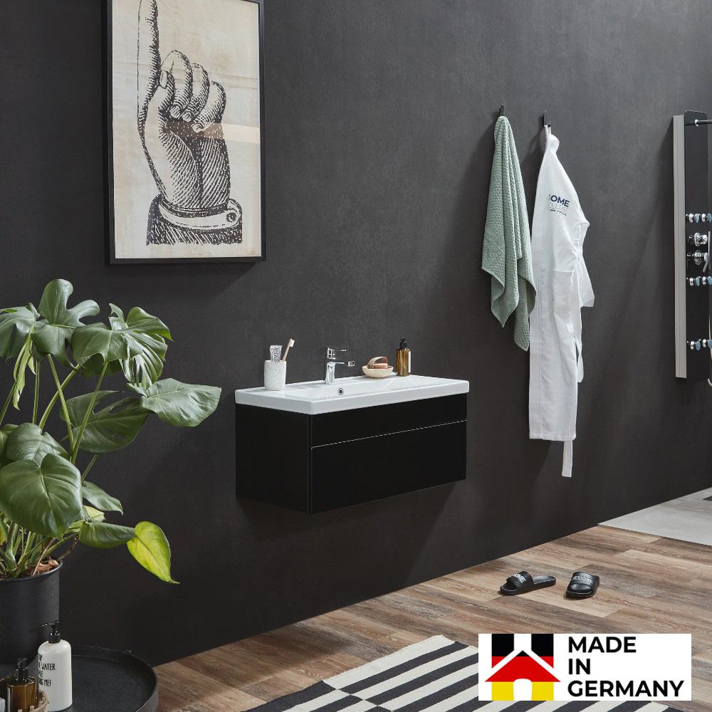 HOME DELUXE Waschtisch 'WANGEROOGE BIG - S', Schwarz Bild 1