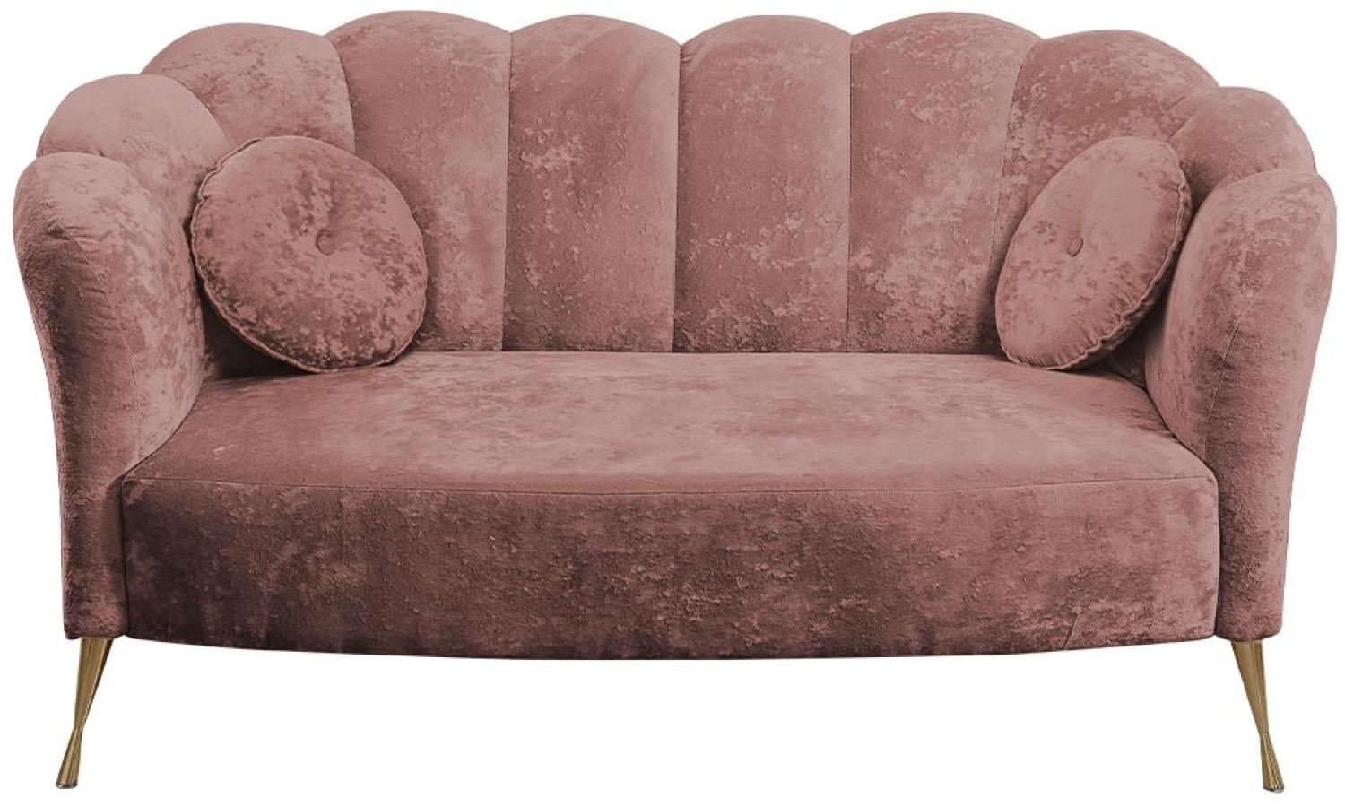 Sofa Telomin (Farbe: Eureka 2142, Füße: Gold) Bild 1