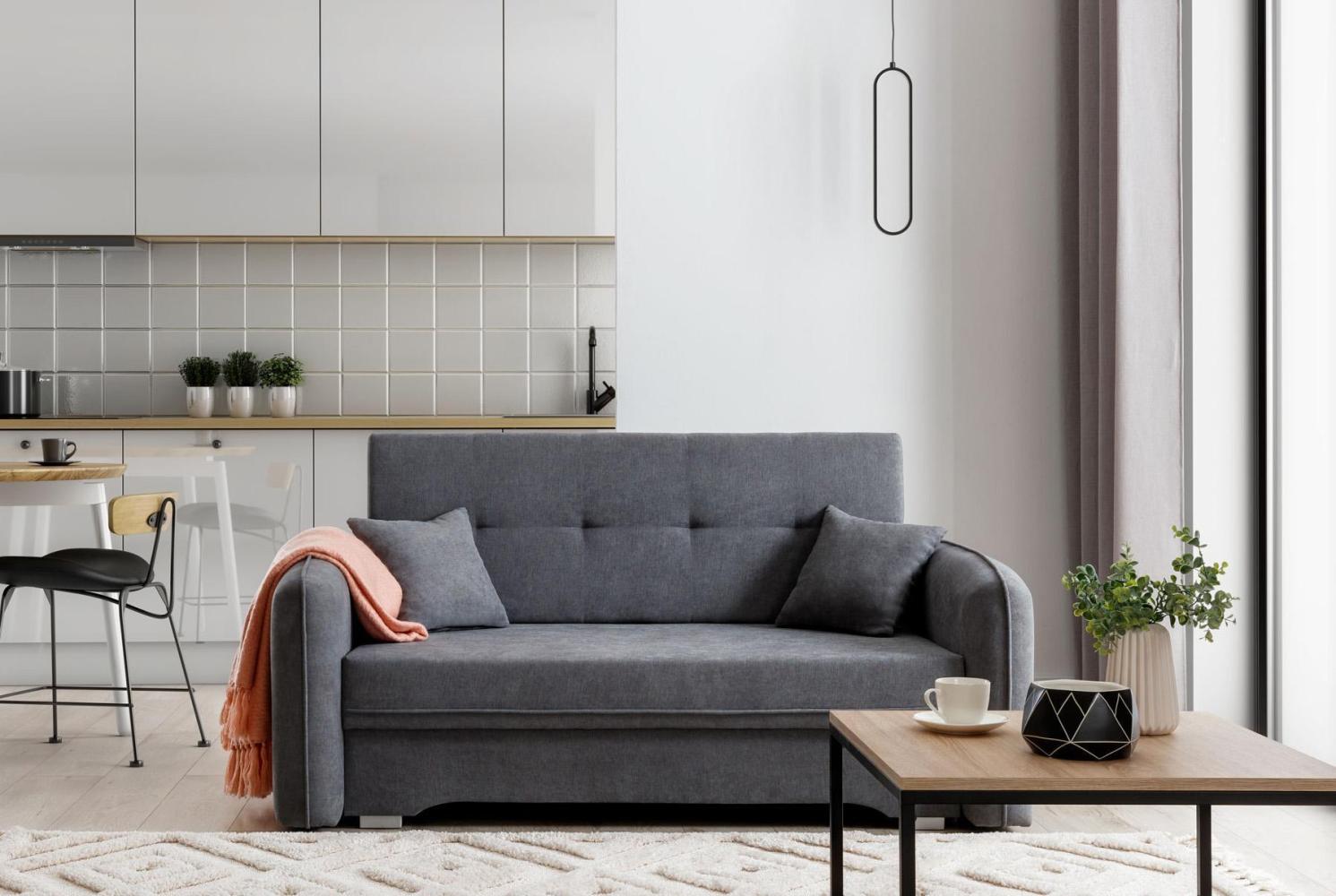 Wohnideebilder Laine 3-Sitzer Grau Sofas & Couches SO-LAI-04PO Bild 1