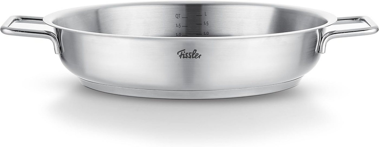 Fissler Servierpfanne Fissler Pure Collection Servierpfanne, Edelstahl 18/10 (1-tlg), Backofengeeignet bis 230°C, Schüttrand, Made in Germany Bild 1