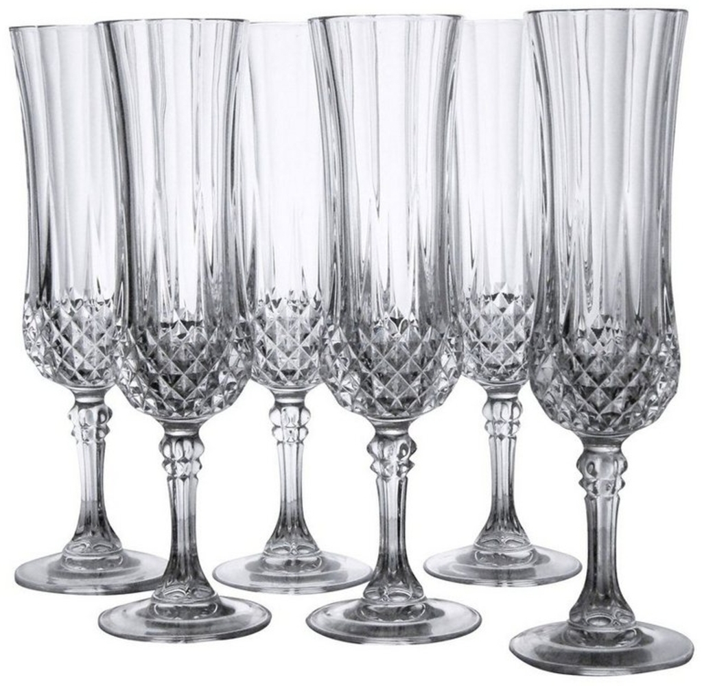 Cristal d'Arques 23223 Longchamp ECLAT Sektkelch 140 ml, Glas, klar (6er Pack) Bild 1