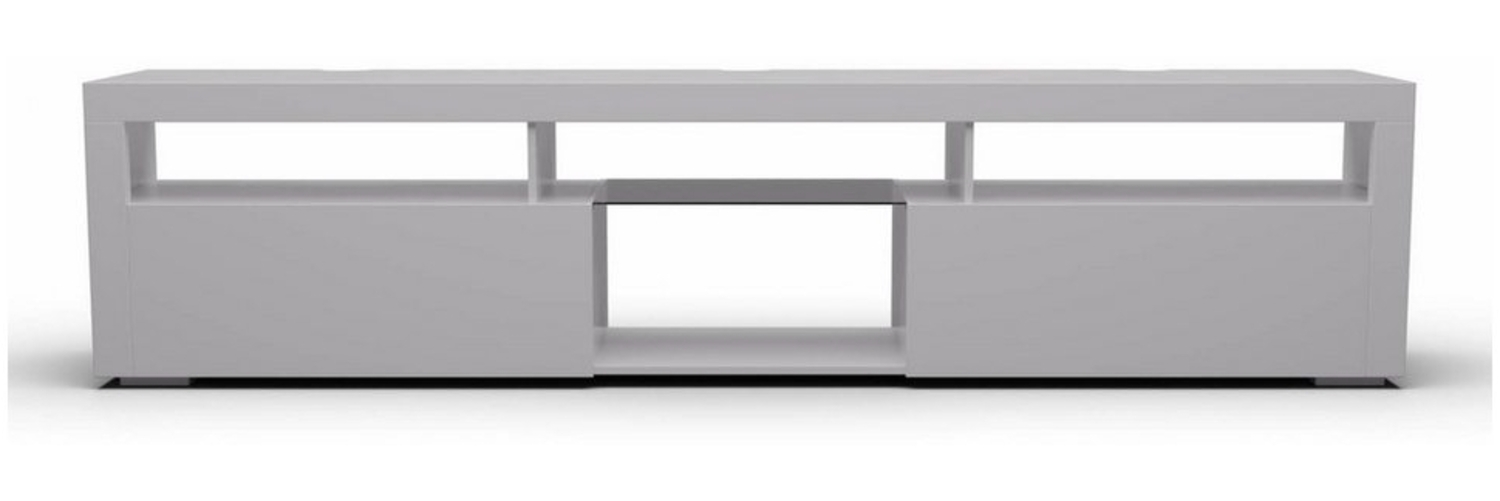 blumfeldt Lowboard Elgin Lowboard Fernsehschrank 150 x 30 x 40 cm, LED (Set), Fernsehschrank weiß TV-Schrank 3 Schubladen 150 x 30 x 40 cm (BxHxT) Bild 1
