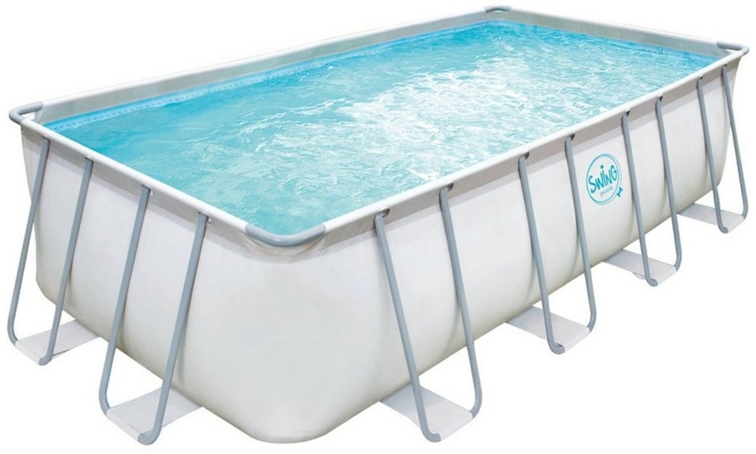 PolyGroup Framepool Polygroup Summer Waves Elite Frame Pool hellgrau r (Beckenset), Schneller Aufbau Bild 1
