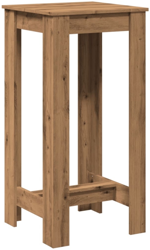 vidaXL Bartisch Artisan-Eiche 51x50x103,5 cm Holzwerkstoff 854408 Bild 1