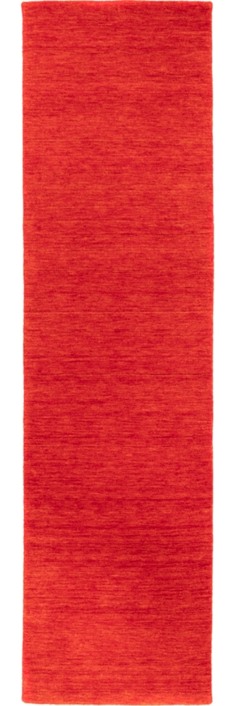 Morgenland Gabbeh Teppich - Softy - Uni - läufer - 200 x 80 - Rost Bild 1