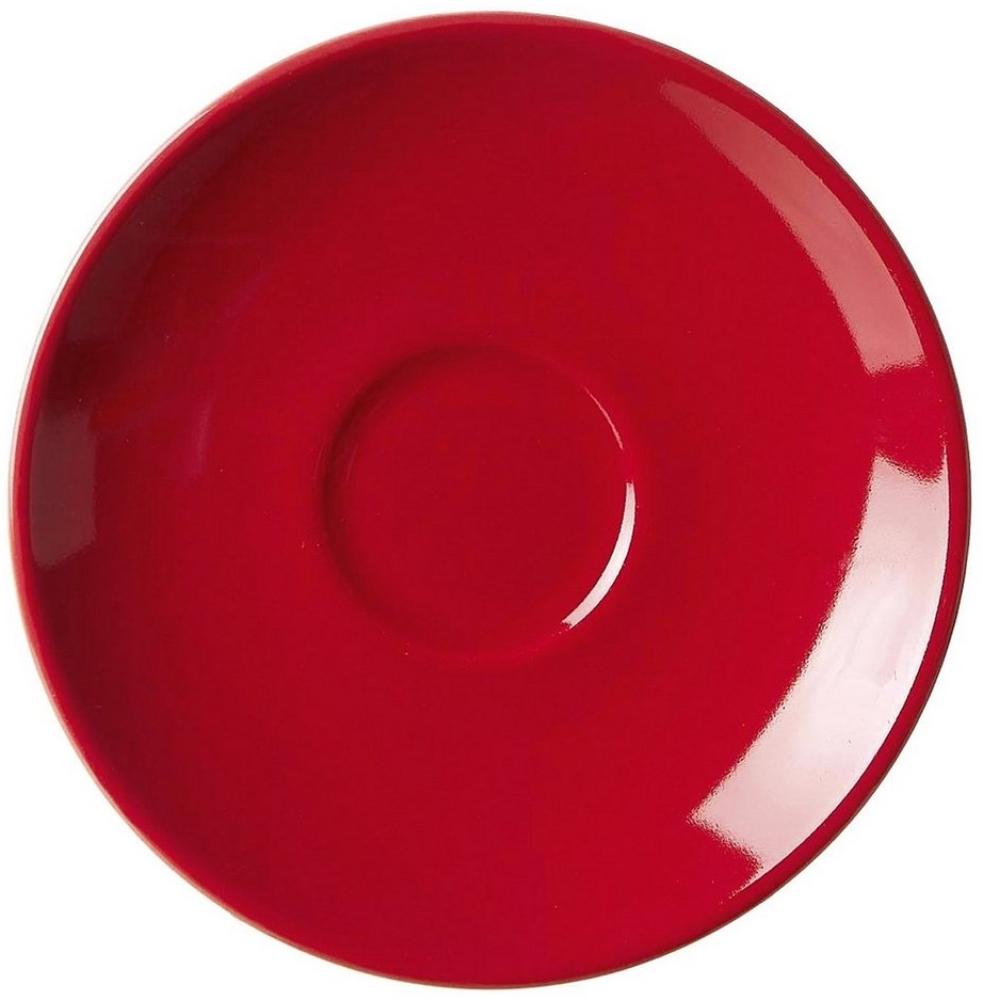 Ritzenhoff & Breker Doppio Espresso Untere, Untertasse, Unter Tasse, Geschirr, Porzellan, Rot, Ø 12 cm, 516135 Bild 1