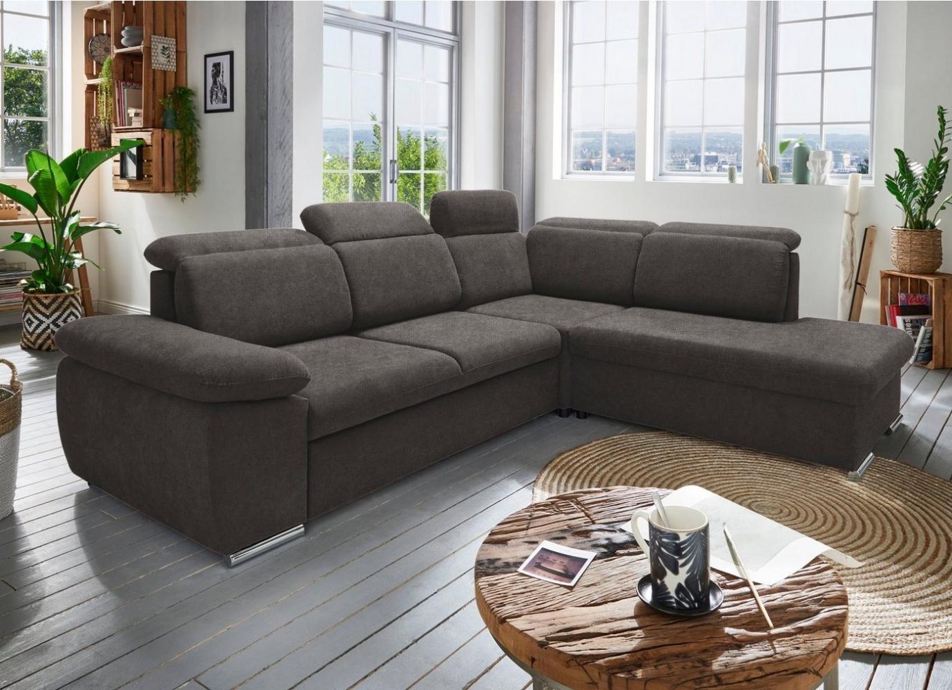 INOSIGN Ecksofa Vasto L-Form, inkl. Bettfunktion und Bettkasten, inkl. Kopfteilfunktion Bild 1