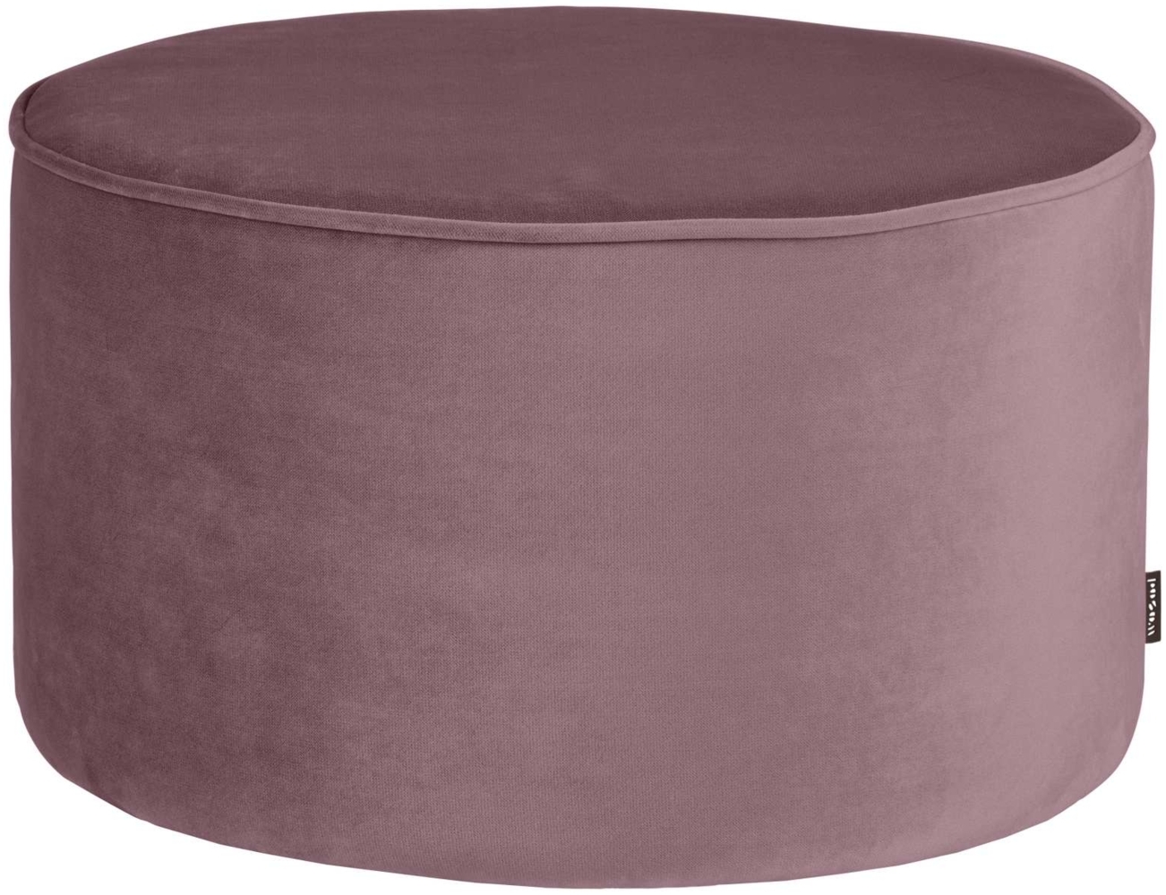 Hocker Sara Samt, Ø 60 cm Lila Bild 1