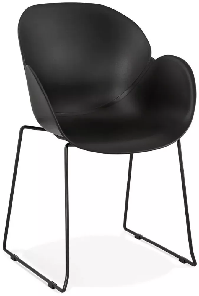 Kokoon Design Sessel Roxan Metall Schwarz Bild 1