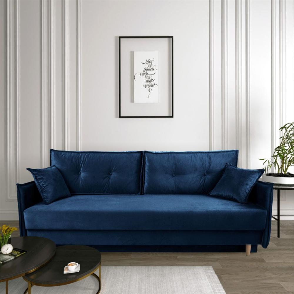 Sofa Designersofa SONDRE 3-Sitzer mit Schlaffunktion Bild 1