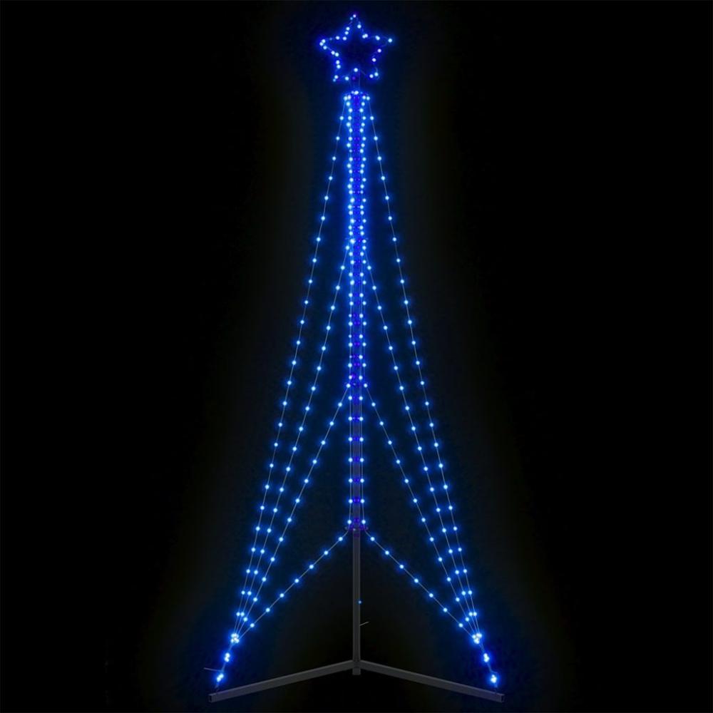 vidaXL Weihnachtsbaum-Beleuchtung 483 LEDs Blau 240 cm 4016414 Bild 1