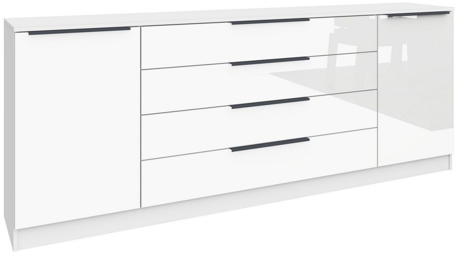 borchardt Möbel Sideboard Vaia, Breite 200cm, 4 Schubkästen Bild 1