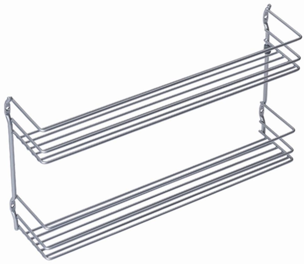Metaltex Gewürzregal "Pepito" 2 Etagen 36 x 8 x 19 cm, für Schranktür Bild 1