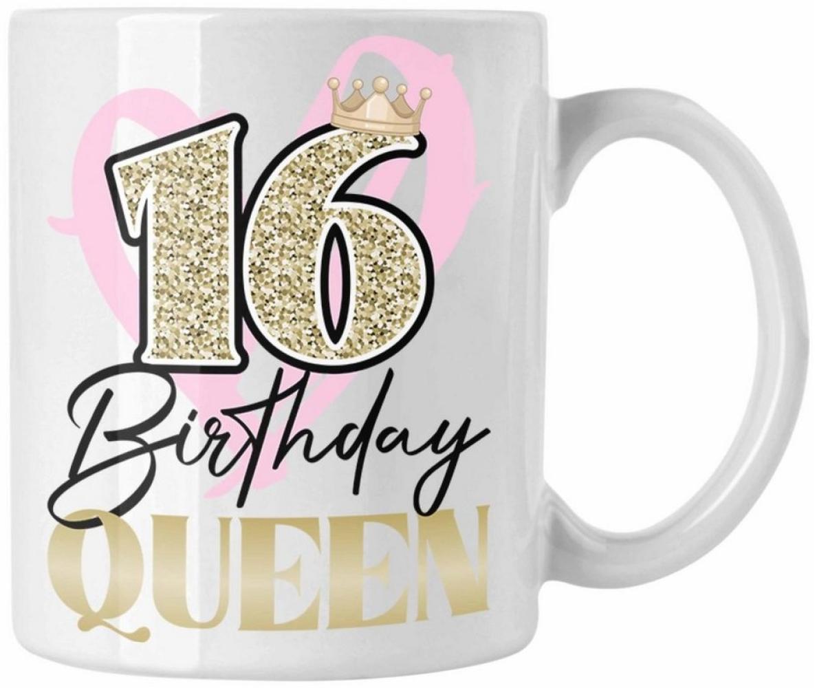 Trendation Tasse Trendation - 16. Geburtstag Tasse Geschenk Mädchen Geschenkidee Lustig Spruch 16 Geschenke Geschenkideen zum 16 Bday 16er Tochter Kaffeetassen Bild 1