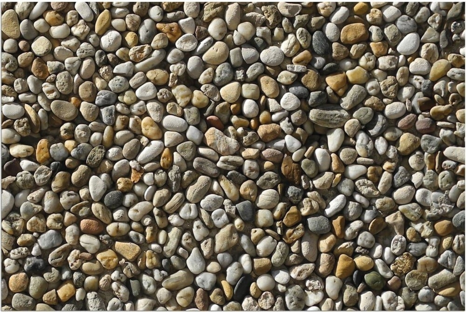 matches21 HOME & HOBBY Fußmatte Türmatte Steine Natur-Optik in 40x60 cm als Fussabtreter, rechteckig, Höhe: 5 mm, Rutschfester Türvorleger für innen als waschbare Schmutzfangmatte Bild 1