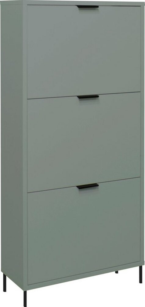 Mäusbacher Schuhschrank Bonnie Breite 61 cm mit 3 Klappen und Quadratgestell Bild 1