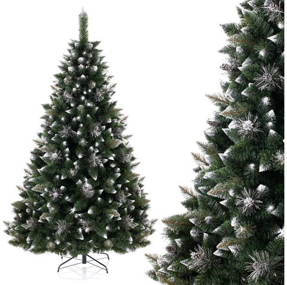 Künstlicher Weihnachtsbaum Künstlicher Weihnachtsbaum Lemmy - täuschend echter Christbaum, Tannenbaum künstlich, mit Ständer, einfacher Aufbau, 120 150 180 220 250 280 cm Bild 1