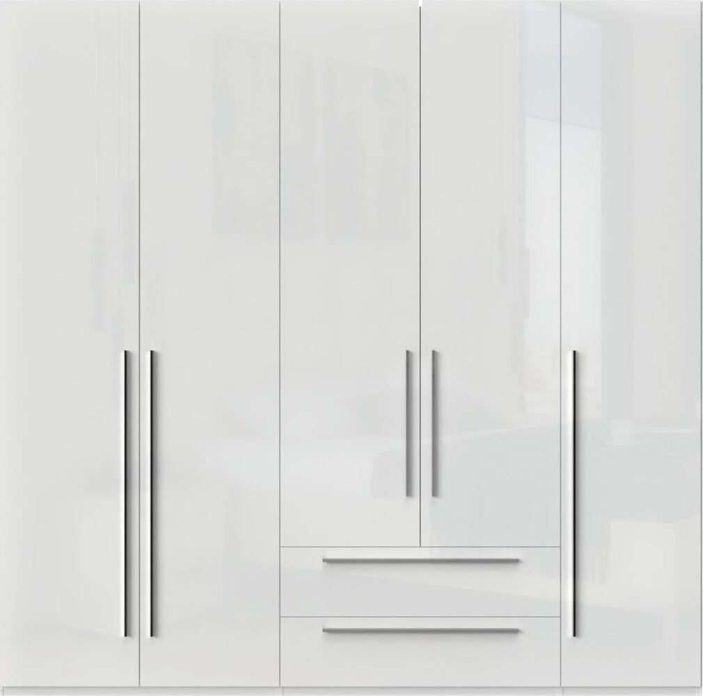 Places of Style Kleiderschrank Piano, UV lackiert, hochglänzend in beige oder weiß, FSC-zertifiziert (Made in Europe) in vielen Breiten, Höhe 224cm, mit Soft-Close Funktion, 2 Schubladen Bild 1