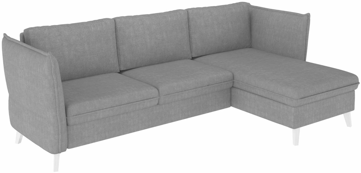 Stylefy Felipa Ecksofa Strukturstoff INARI Türkis Rechts Bild 1