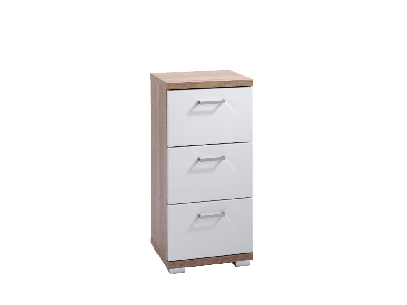 Homexperts 'NUSA' Seitenschrank, Holzwerkstoff Spanplatte Sonoma Eiche, B 35,5 x H 74 x T 31,5 cm Bild 1