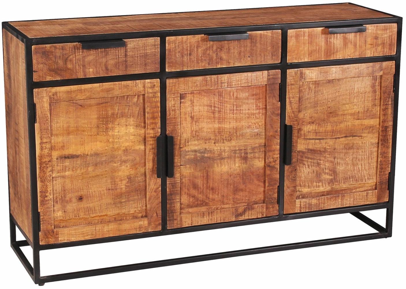 Sideboard Sidney Mangoholz 140 x 40 x 90 cm Bild 1