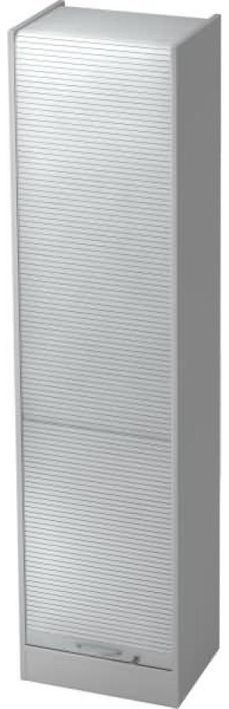 Rollladenschrank 50cm, 5OH BM Grau / Silber Bild 1