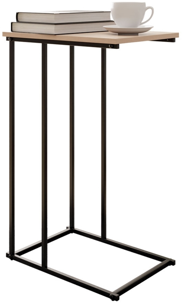Beistelltisch Gratus (Farbe: Schwarz / Natur) Bild 1