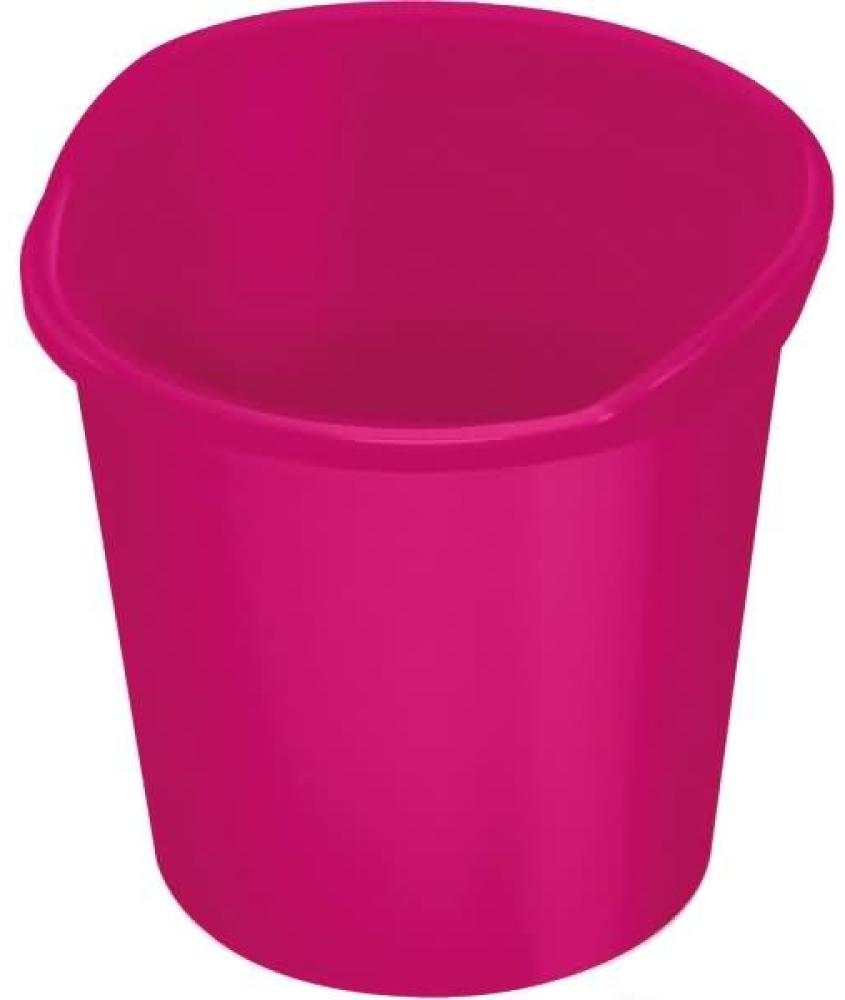 Helit Papierkorb 13 Liter pink Bild 1