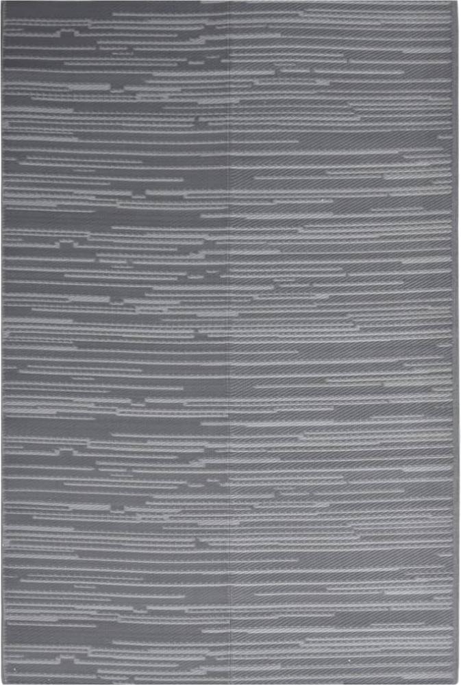vidaXL Outdoor-Teppich ARAKIL Anthrazit 140x200 cm PP 317022 Bild 1