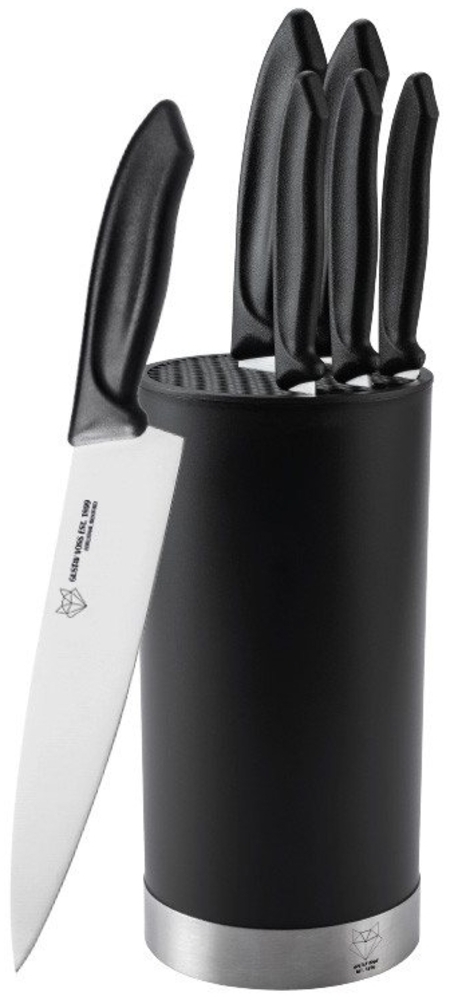 Gustav Voss Messerblock 7- tlg. Messerset Messer-Set Serie OSLO, ergonomisch geformte Griffe Bild 1