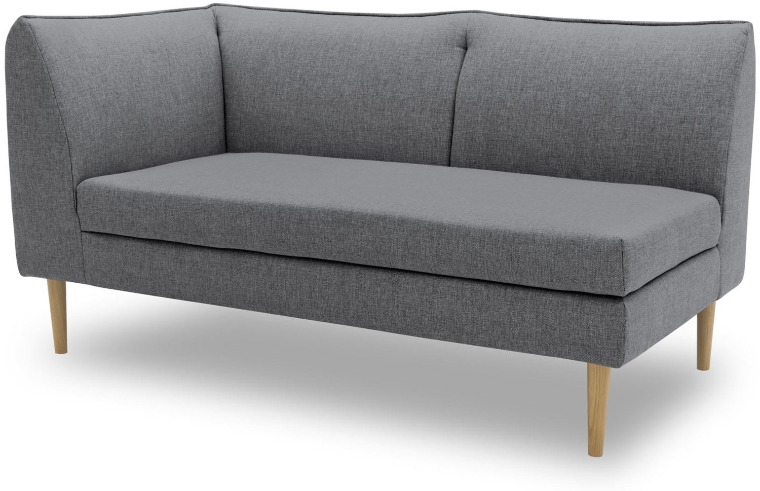 Gartenlounge Sofa 2-Sitzer Links Braelyn 159x82x82 Bezug in anthrazit Bild 1
