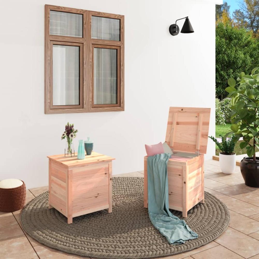 vidaXL Outdoor-Kissenbox 50x50x56 cm Massivholz Tanne 152162 Bild 1