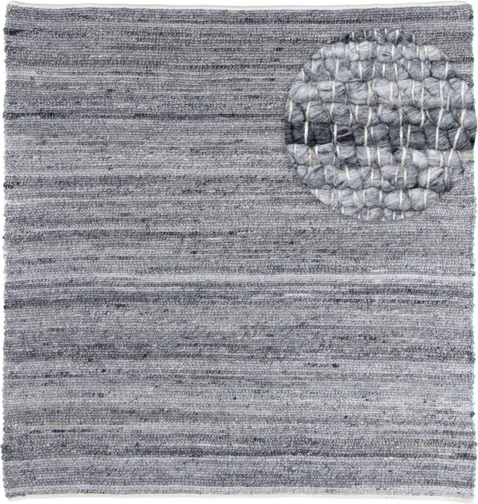 Morgenland Kelim Teppich - Trendy - Toska - quadratisch Bild 1