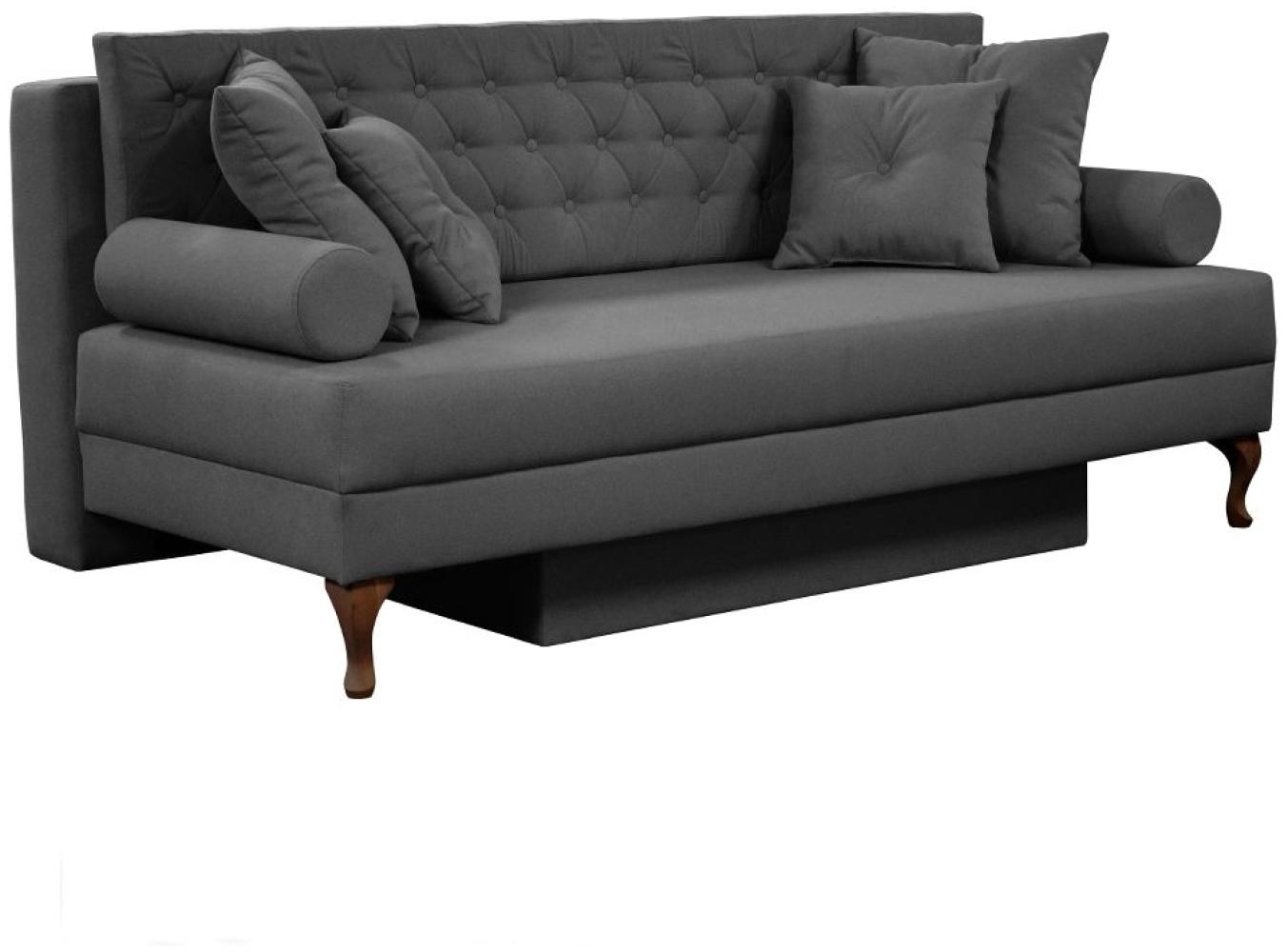 Polstersofa Sofa 3-Sitzer NANDO Massivholz Buche Bild 1