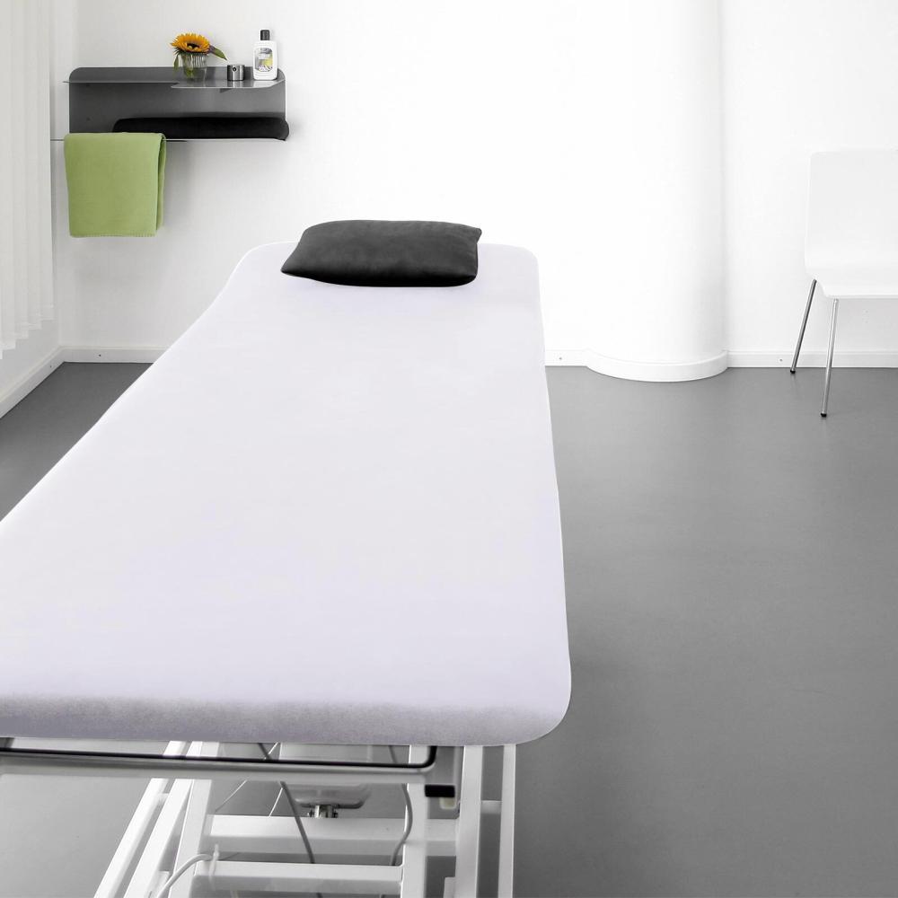 Traumschlaf Frottee Massageliegenbezug Therapieliegenbezug|ca. 80x190 cm| weiss Bild 1