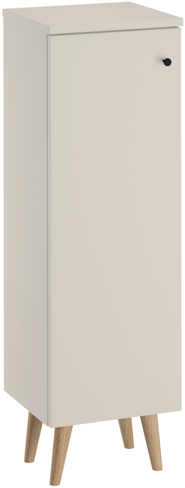 Halbhoher Badschrank helles grau/taupe wahlweise mit Füße in Eiche V-90. 59-02HH Bild 1