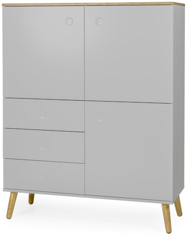 Highboard 'Scandi' - Grau Bild 1