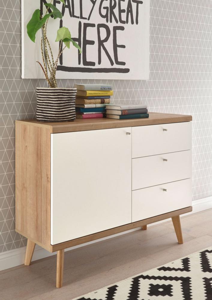 Kommode Merle - Skandinavisches Design - Eiche Riviera Bild 1