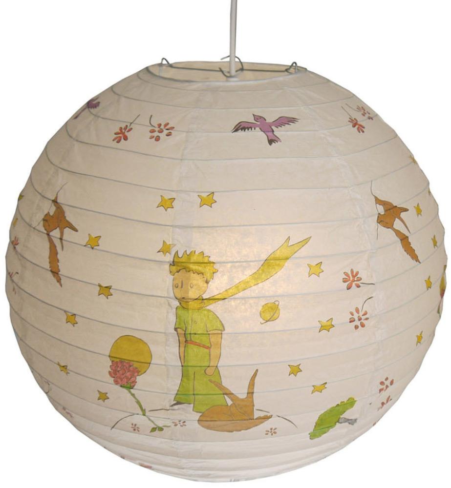 Kinder Papierlampe DER KLEINE PRINZ Lampenschirm Pendelleuchte mit Aufhängung Bild 1