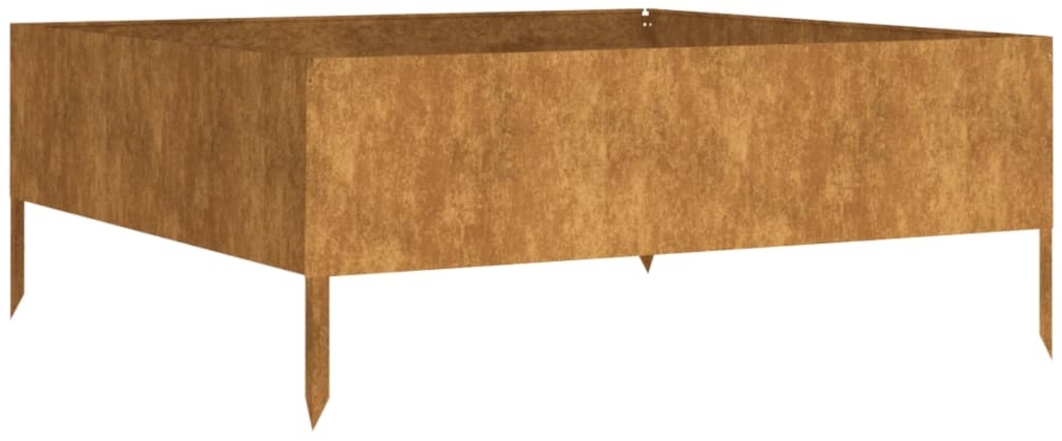 vidaXL Hochbeet 100x100x41 cm Cortenstahl 824516 Bild 1
