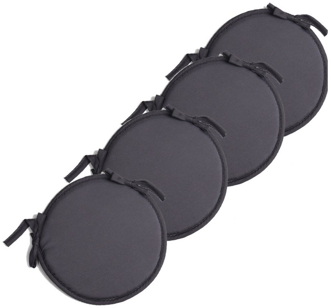 Coonoor Sitzkissen Sitzkissen 4er Set rund aus Filz Ø 30cm, strapazierfähig, für Innen & Außen Bild 1