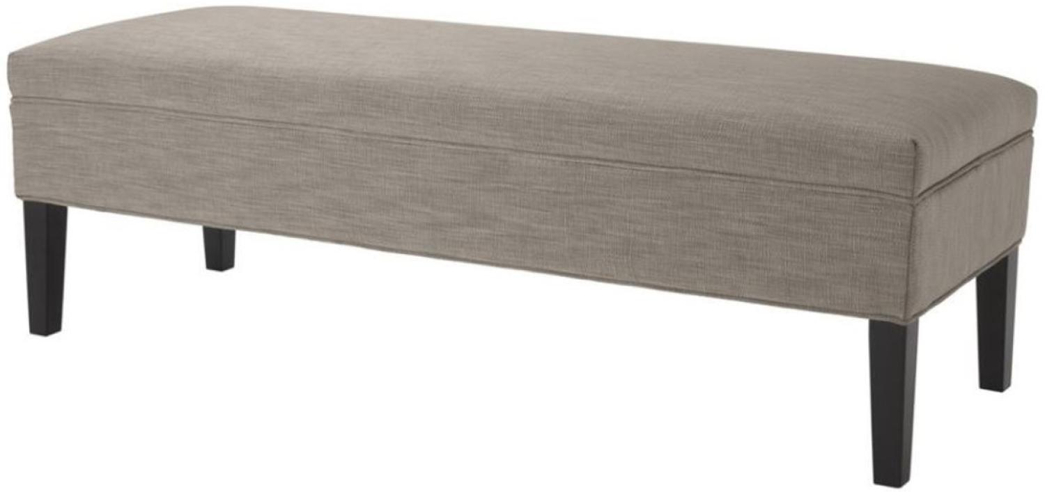 Casa Padrino Designer Sitzbank Hellbraun 140 x 50 x H. 45 cm - Luxus Möbel Bild 1