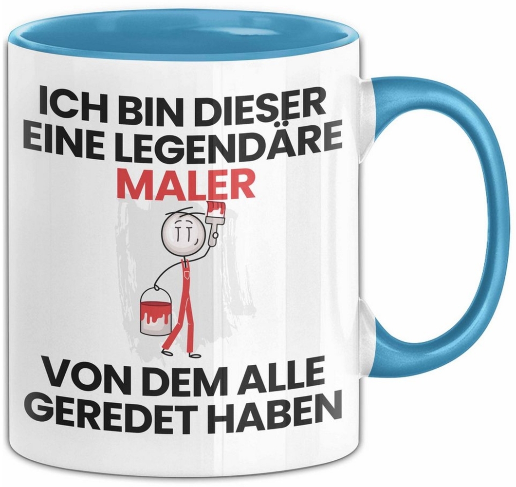 Trendation Tasse Maler Geschenk Tasse Lustige Geschenkidee Geburtstag für Maler Ich Bin Bild 1