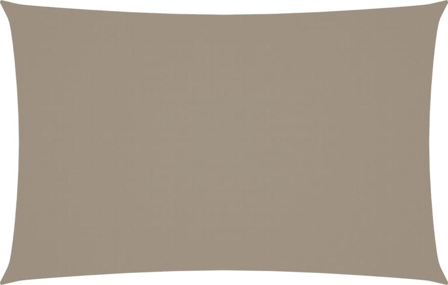 vidaXL Sonnensegel Oxford-Gewebe Rechteckig 2,5x5 m Taupe 135429 Bild 1