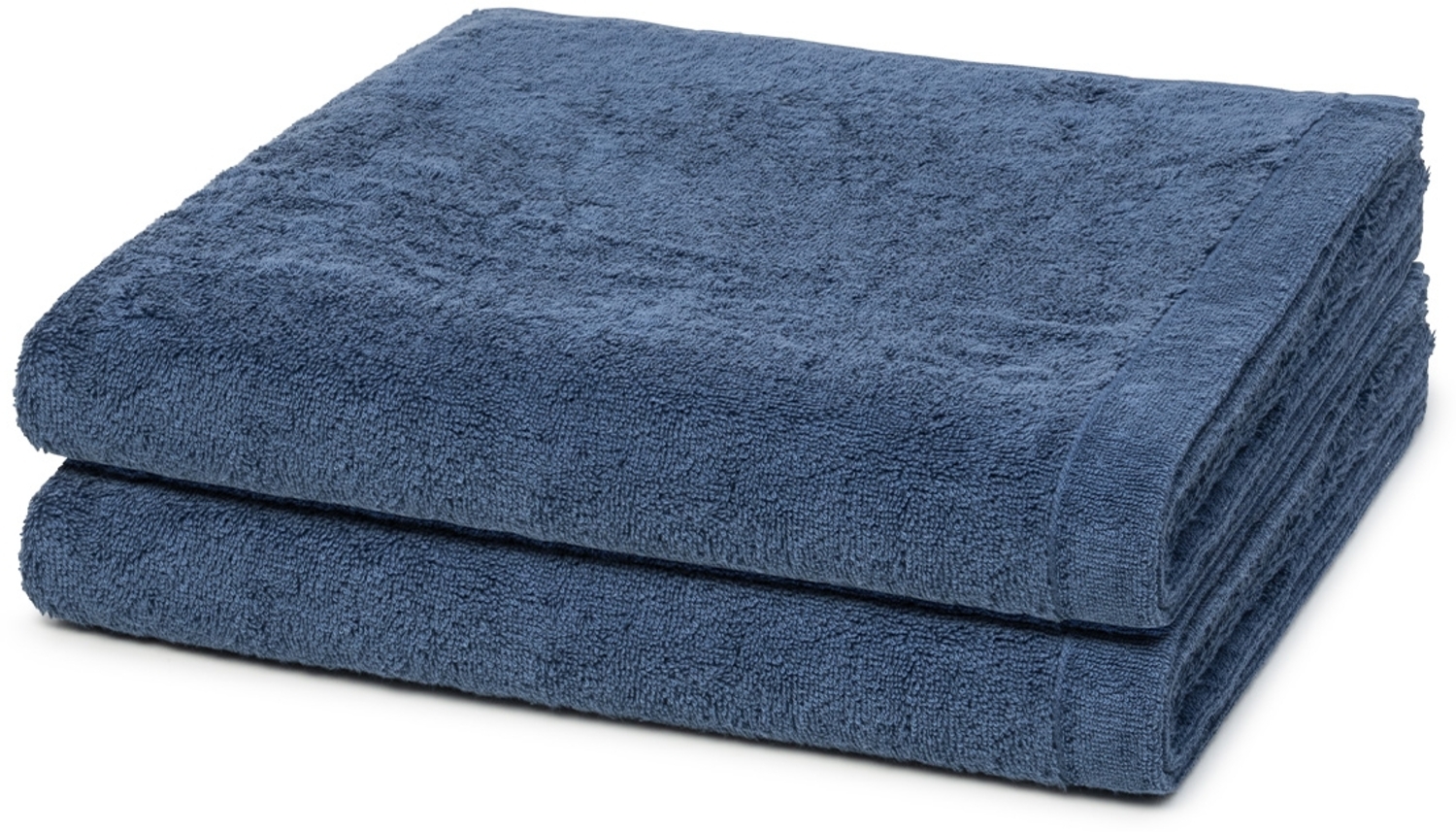 Cawö Lifestyle 2 tlg. Frottier-Set - 2 X Duschtuch (70 X 140cm) - 520 g/m2 - Nachtblau Bild 1