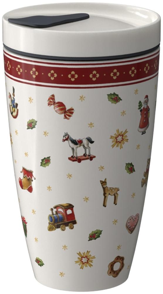 Villeroy & Boch Vorteilset 6 Stück Coffee To Go Becher Toys Delight Premium Porcelain,Silikon,Textil bunt 1048689220 Bild 1