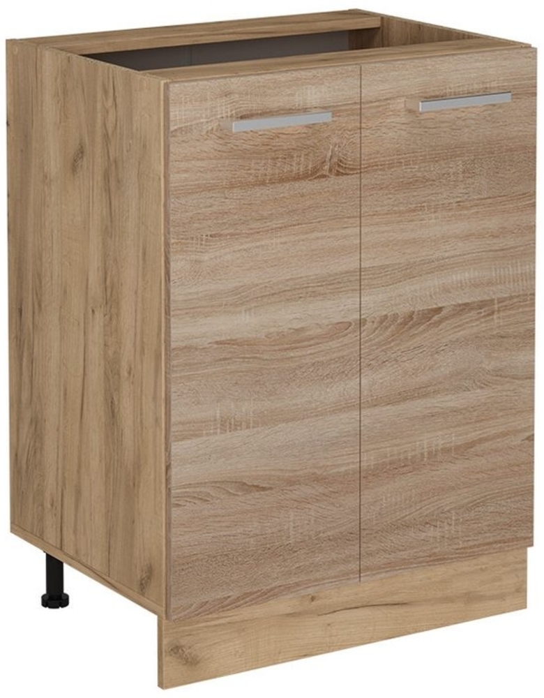 Küchenunterschrank R-Line Sonoma 60 cm ohne Arbeitsplatte Vicco Bild 1