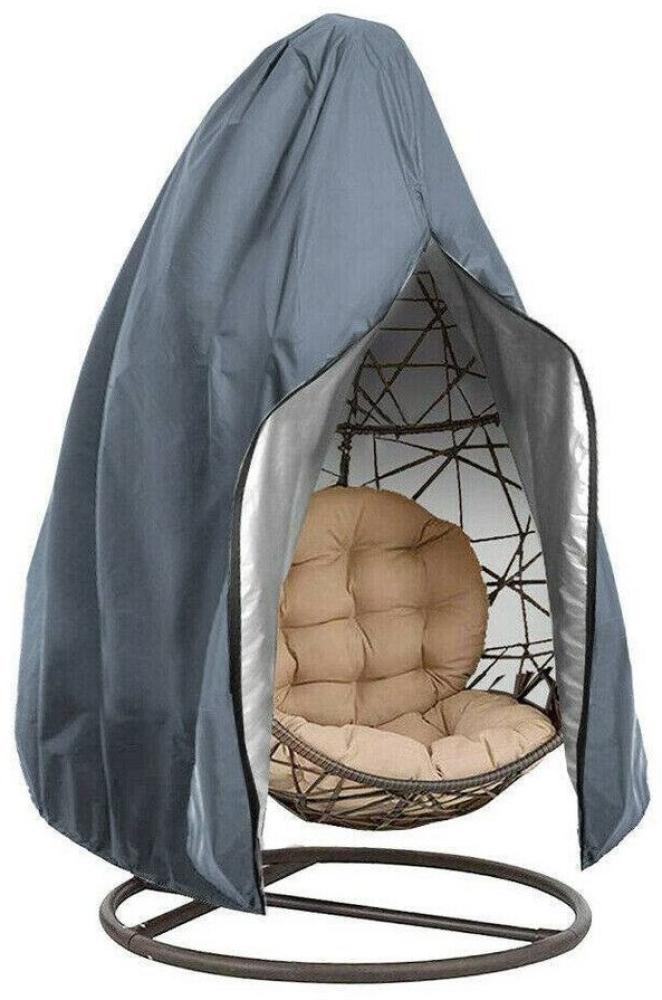 Sunicol Gartenmöbel-Schutzhülle Schaukelstuhl Abdeckung, Wasserdicht Hanging Chair Cover, 115 x 190CM (1-St), UV-Schutz, Regenfest,Staubdicht Bild 1